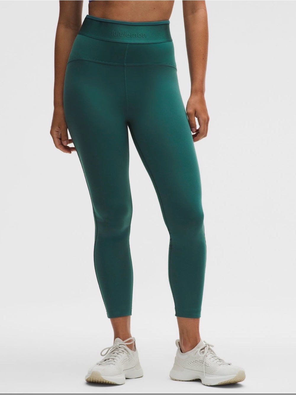 lululemon Size 6 License to Train High-Rise 25” Legging with Logo Wordmark Band